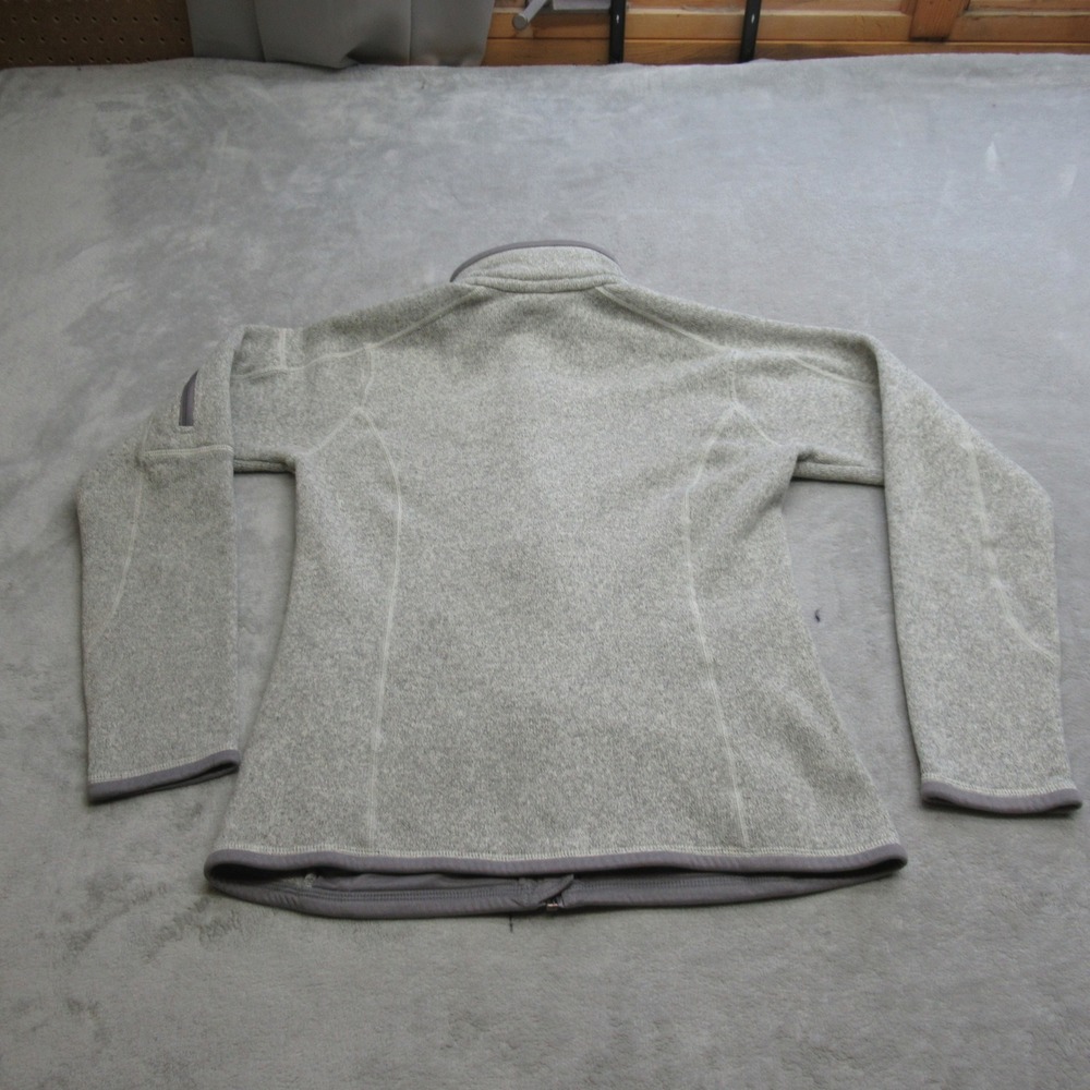 Patagonia Better Sweater Jacket Womens Small‎ Gray Fleece Knit Full Zip Pockets